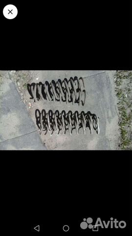 Задние Пружины ваз классика в антикоррозийной