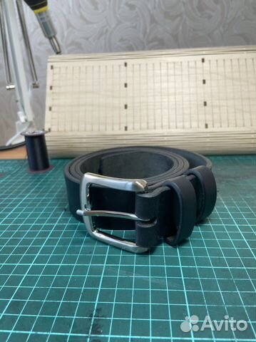 Мужской кожаный ремень