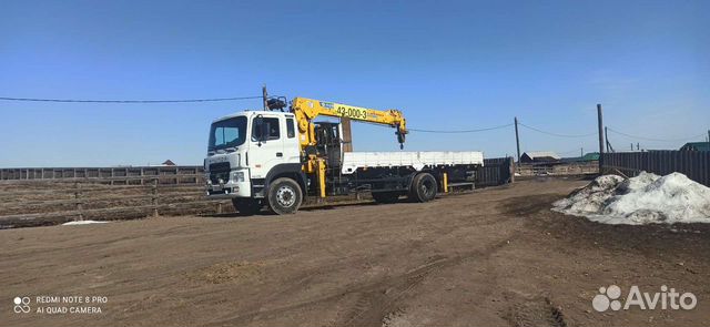 Кран 7т 20м борт 10т 7м