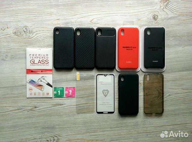 На Honor 8s / Huawei Y5 2019 стекло чехол поклейка