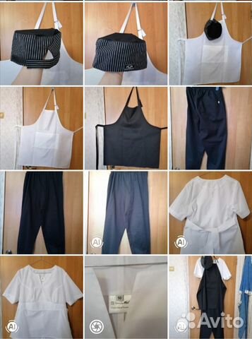 Костюм повара, медика, фартук, шапочка