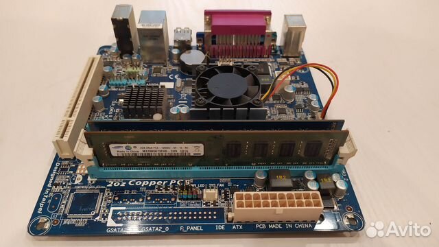 Комплект Gigabyte GA-D525TUD Intel 4Gb mini-ITX