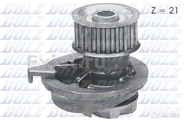 Воденая помпа Dolz O-108 для opel 1.6 diesel