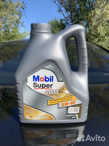 Масло моторное Mobil Super 3000 5w40 4л