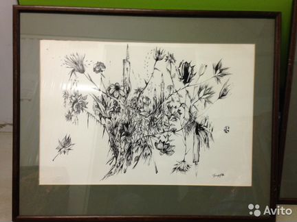 Картины. Графика. Две работы для интерьера