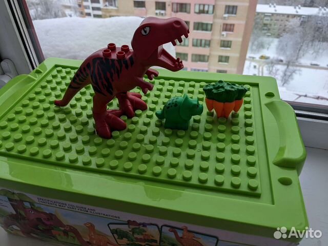 Конструктор Dino Paradise по типу lego, 40 деталей