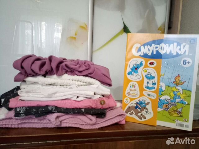 Вещи на весну, на девочку 5-7 лет+журнал в подарок