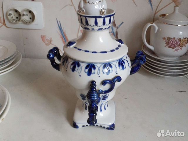 Самовар гжель