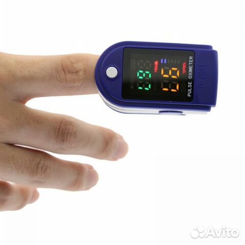 Пульсоксиметр пальчиковый оксиметр + пульсометр