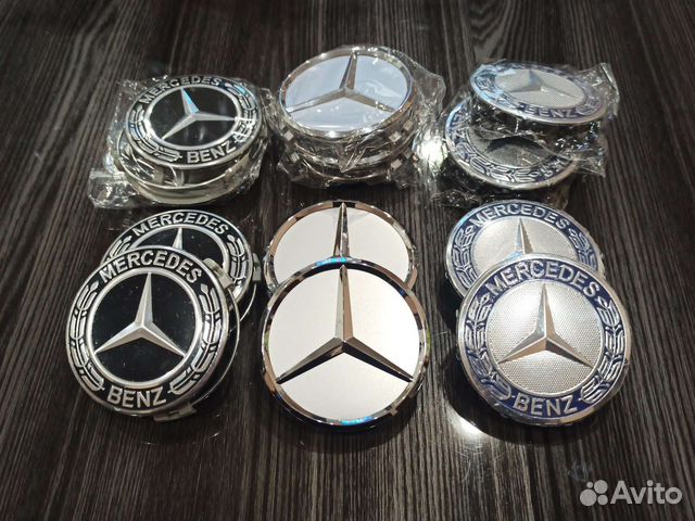 Колпачки на литые диски mercedes