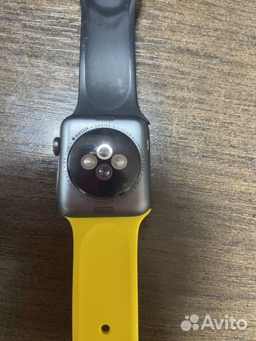 Часы apple watch 3 42mm ceramic back