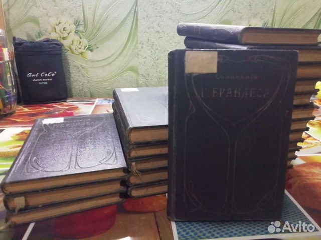 Старые антикварные книги. Георга Брандерса 1896 г