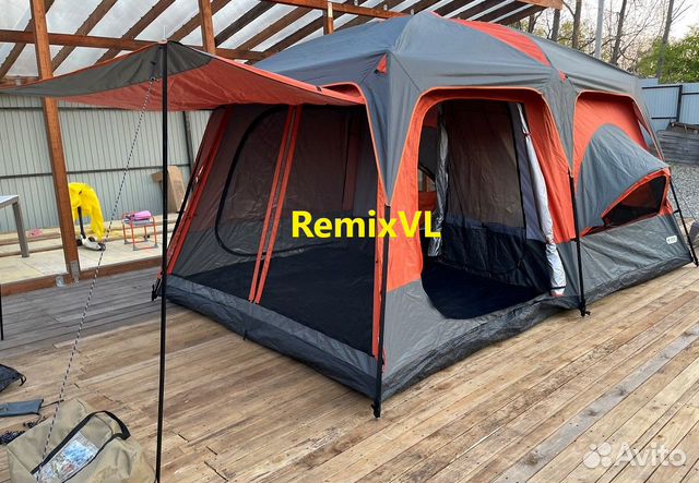 MQ-1402 палатка на 6-12 чел кухня шатер тент стол