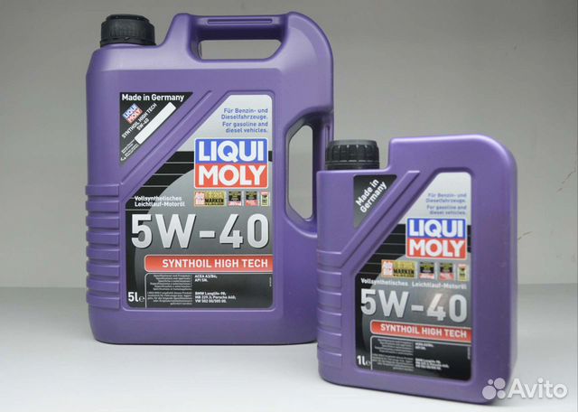 Liqui Moly Synthoil High Tec 5w40 5 литров