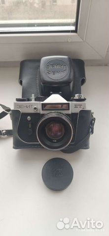 Фотоаппарат Зенит ет, объектив Helios-44-2 вспышка