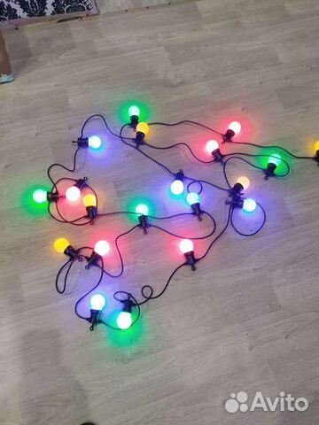 Гирлянда уличная и бегущие огни (сосульки)