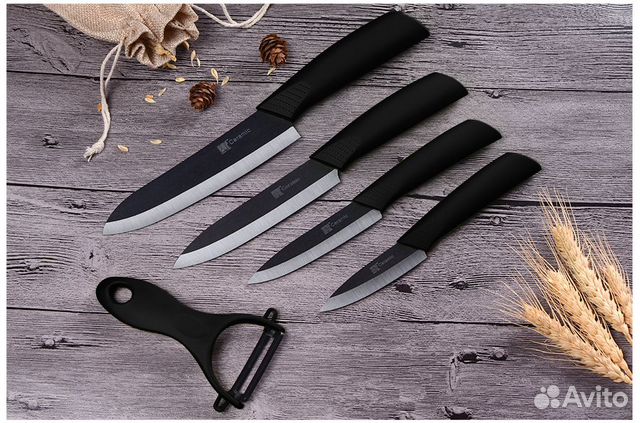 Набор кухонных ножей с керамическим лезвием   | Товары .