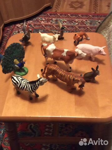 Фигурки животных schleich collecta papo