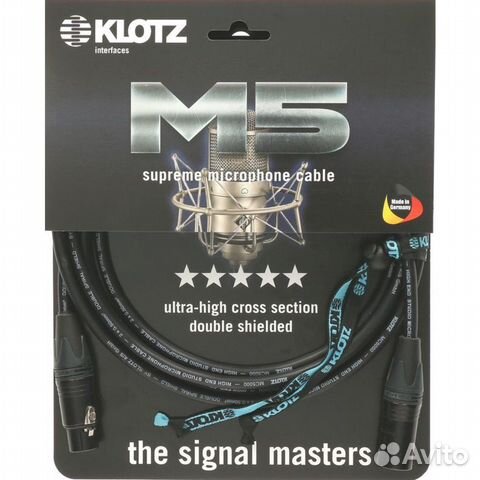Кабель микрофонный Klotz M5FM06