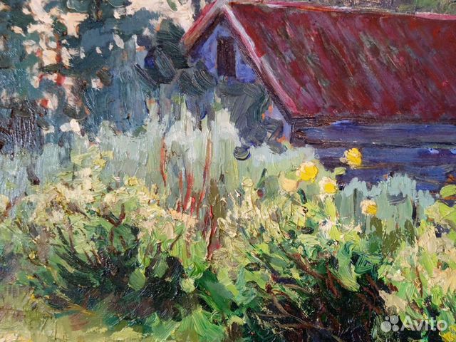 Картина маслом на холсте пейзаж