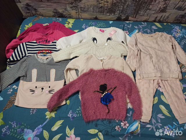 Вещи пакетом на девочку 80 см