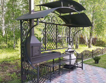 Мангалы, гриль, беседки