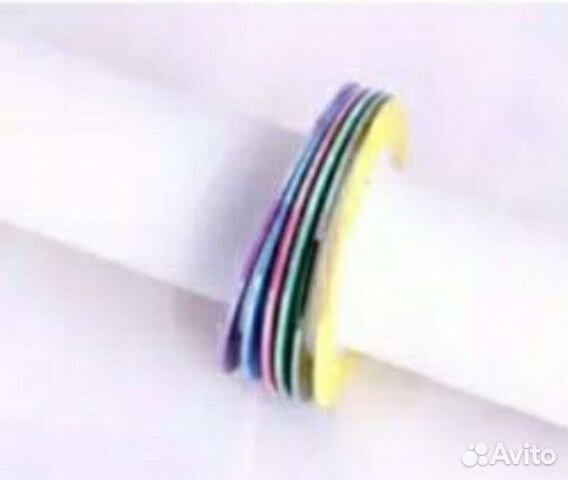 Цветная лента для дизайна ногтей