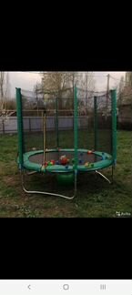 Батуты для дачи с сеткой