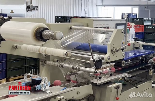 Линия для упаковки термоусадочную пленку и запайке