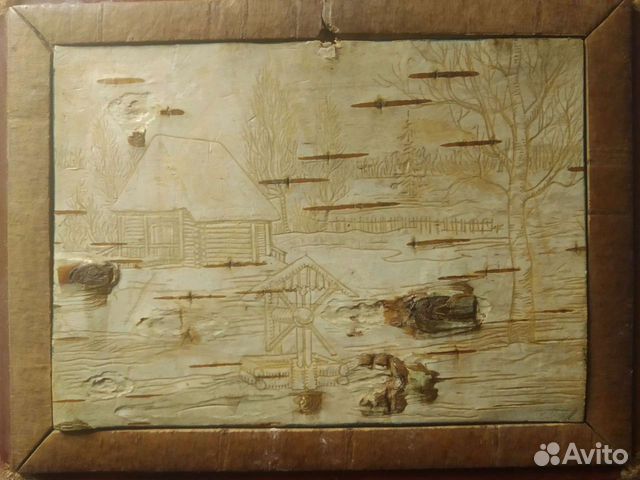 Миниатюра на бересте 1989г