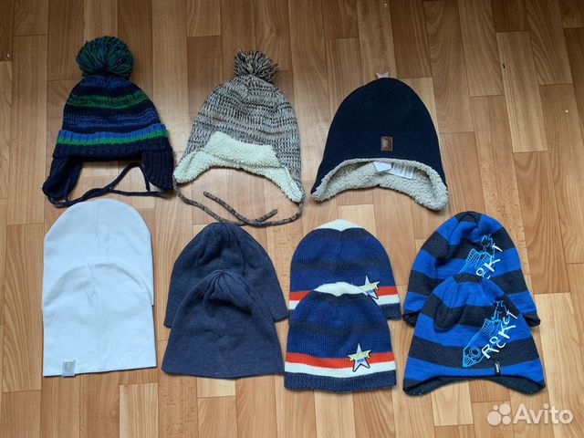 Шапка для мальчика 44 46 48 50 52 размер