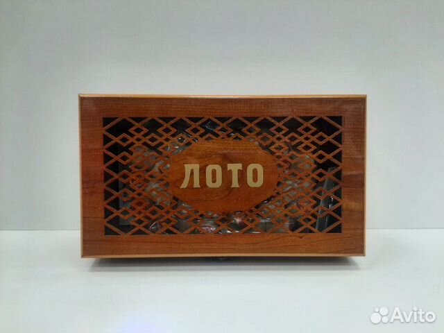 Лото в подарочной коробке, дерево, бол