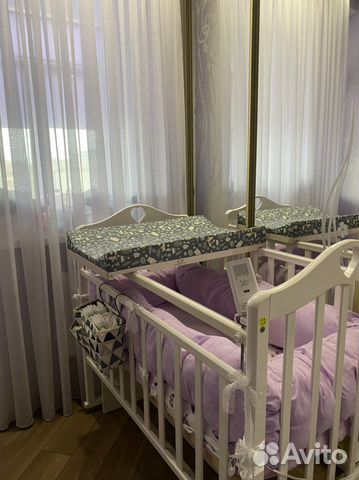 Пеленальная доска на кроватку