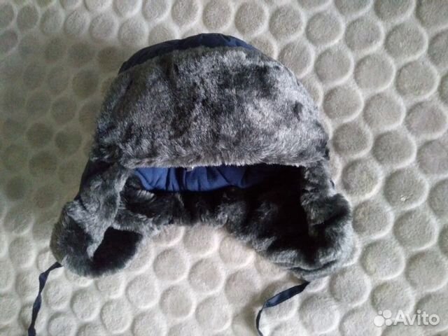 Шапка ушанка, детская, для мальчика, зима, р56-58
