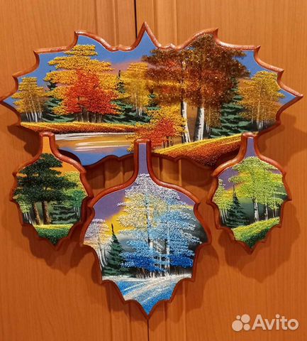 Декоративный пейзаж на стену 