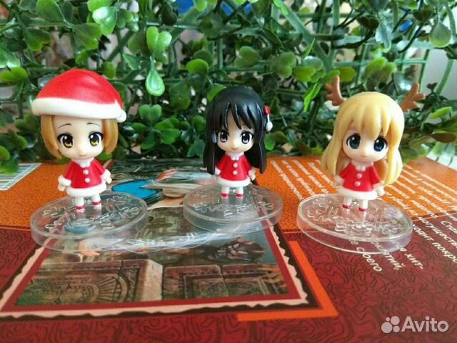 Фигурки аниме K-on Рицу Мио Цумуги 3шт