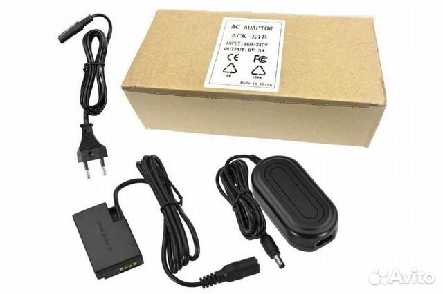 Сетевой адаптер ACK-E18 для аккумулятор LP-E17