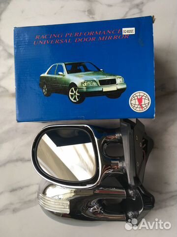 Зеркала автомобильные универсальные AU-2905C хром