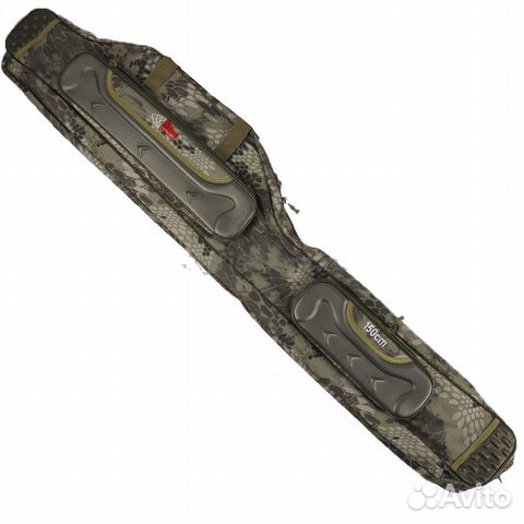 Чехол для удилищ 150 см 2 кармана, кмф