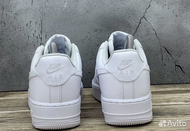 Кроссовки nike air force 1 белые