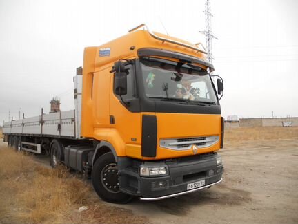 Защита переднего бампера 42 мм Renault Premium