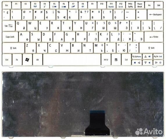 Клавиатура Acer Aspire One 751 1410 1810T белая