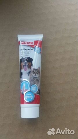 Зубная паста для собак кошек со вкусом печени 100г