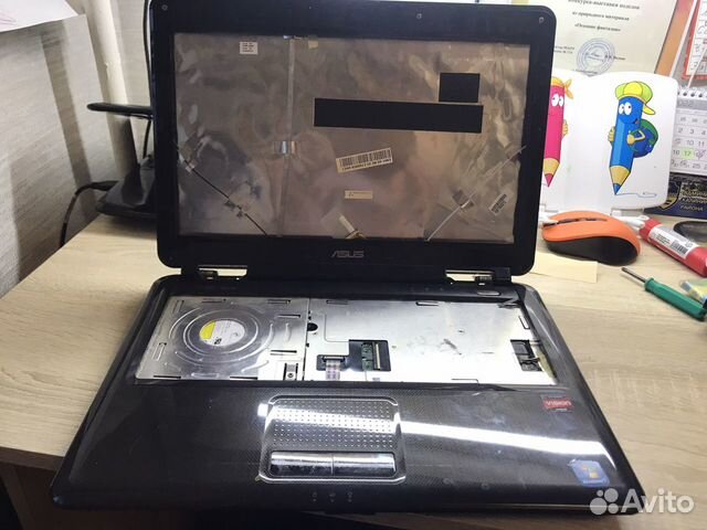 Ноутбук Asus K40AB по запчастям