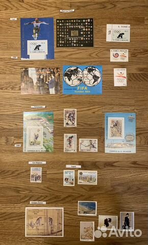 Марки разных стран 80 - е годы