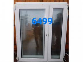 Окно бу пластиковое, 1510(в) х 1280(ш) № 6499