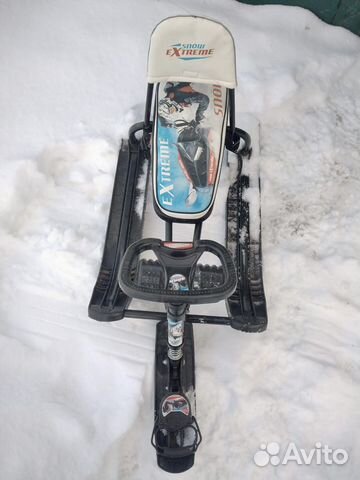 Снегокат со спинкой