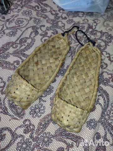 Лапти лыковые новые