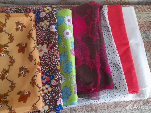 Ткани разные винажные из СССР