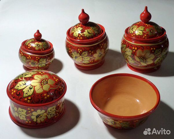 Посуда Хохлома СССР и Россия